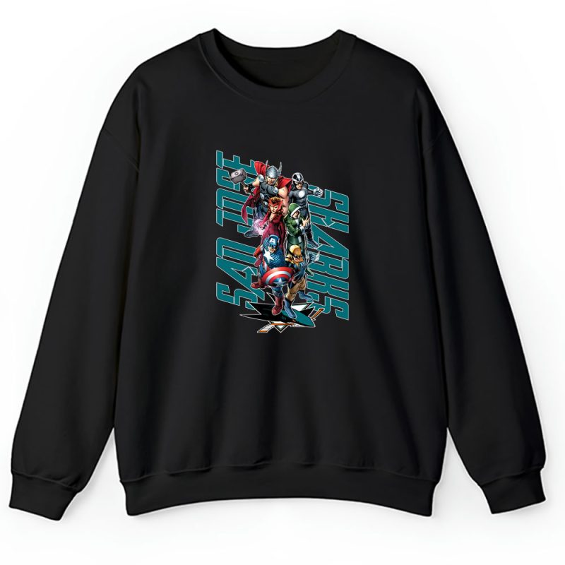 The Avengers NHL San Jose Sharks Unisex Hoodie TAH10291