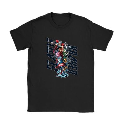 The Avengers NHL Seattle Kraken Unisex T-Shirt Cotton Tee TAT10286