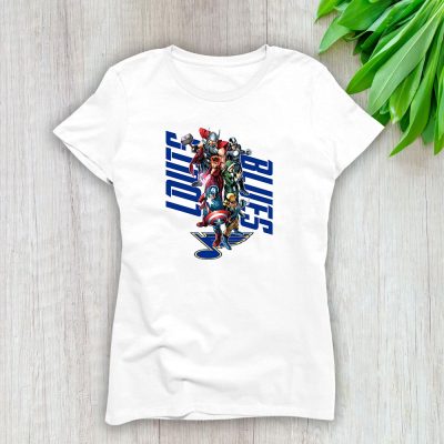 The Avengers NHL St. Louis Blues Lady T-Shirt Women Tee LTL10281