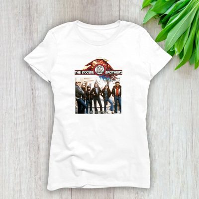 The Doobie Brothers Live In Concert 2024 Tour The Rock Icons Lady T-Shirt Women Tee LTL10837