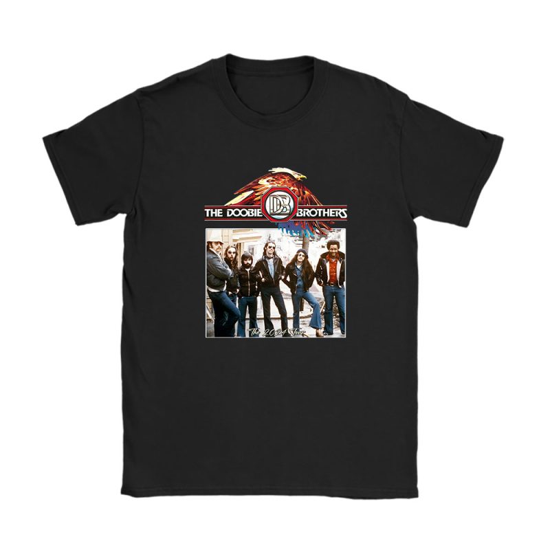 The Doobie Brothers Live In Concert 2024 Tour The Rock Icons Unisex T-Shirt Cotton Tee TAT10837