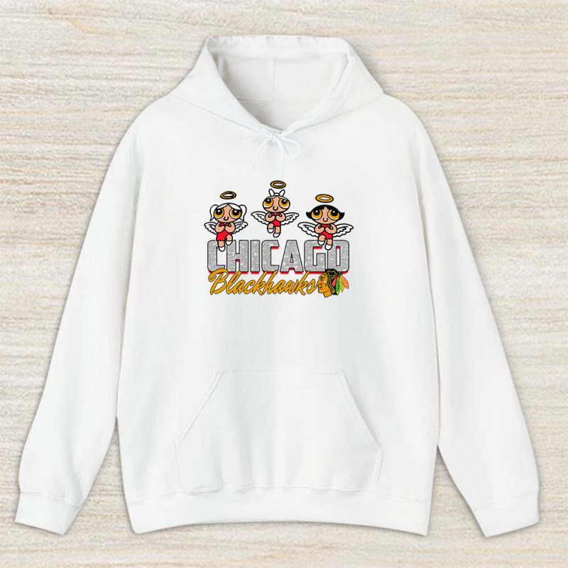 The Powerpuff Girls X Chicago Blackhawks Team X NHL X Hockey Fan Unisex Hoodie TAH6856