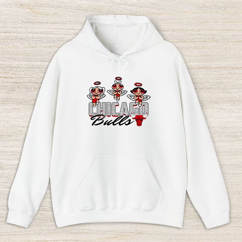 The Powerpuff Girls X Chicago Bulls Team NBA Basketball Unisex Hoodie TAH6835