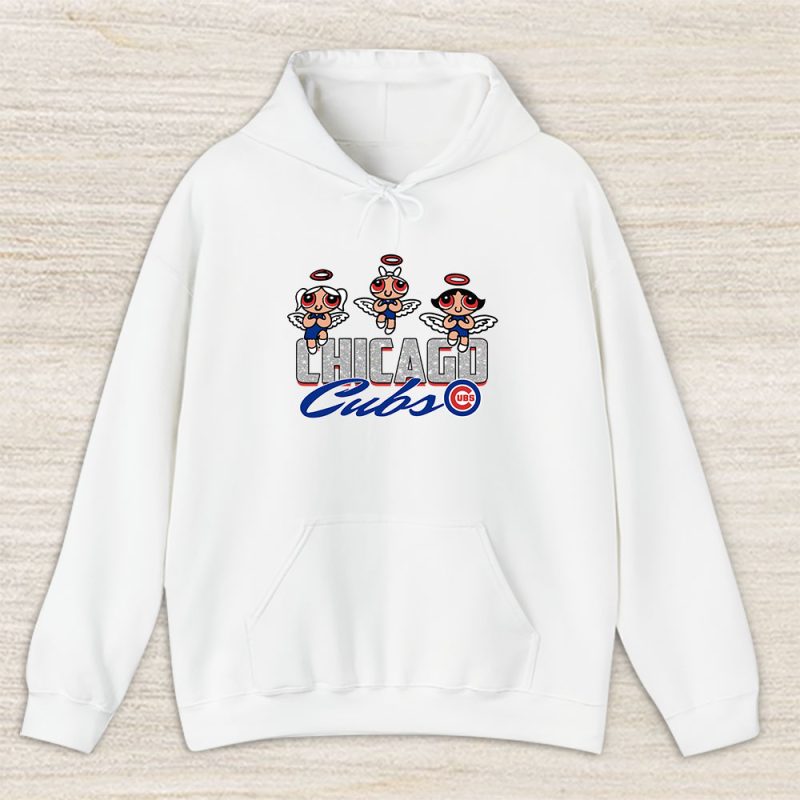 The Powerpuff Girls X Chicago Cubs Team X MLB X Baseball Fans Unisex Hoodie TAH6825