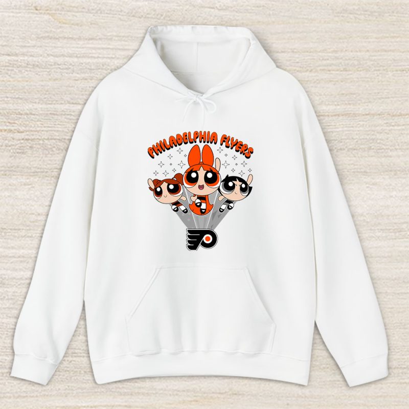 The Powerpuff Girls X Philadelphia Flyers Team X NHL X Hockey Fan Unisex Hoodie TAH6865