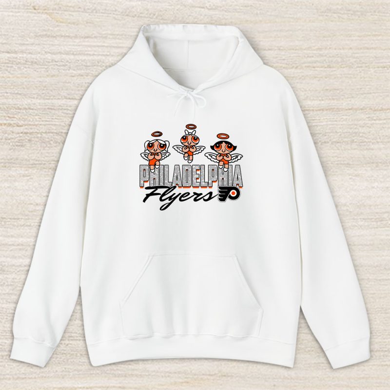 The Powerpuff Girls X Philadelphia Flyers Team X NHL X Hockey Fan Unisex Hoodie TAH6866