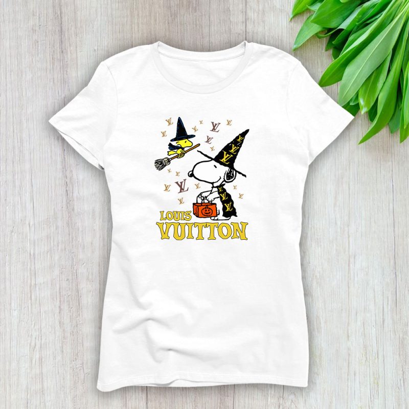 The Snoopy Halloween Louis Vuitton Lady T-Shirt Women Tee LTL11694