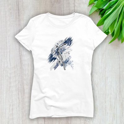 The Wasp MLB Detroit Tigers Lady T-Shirt Women Tee LTL12358