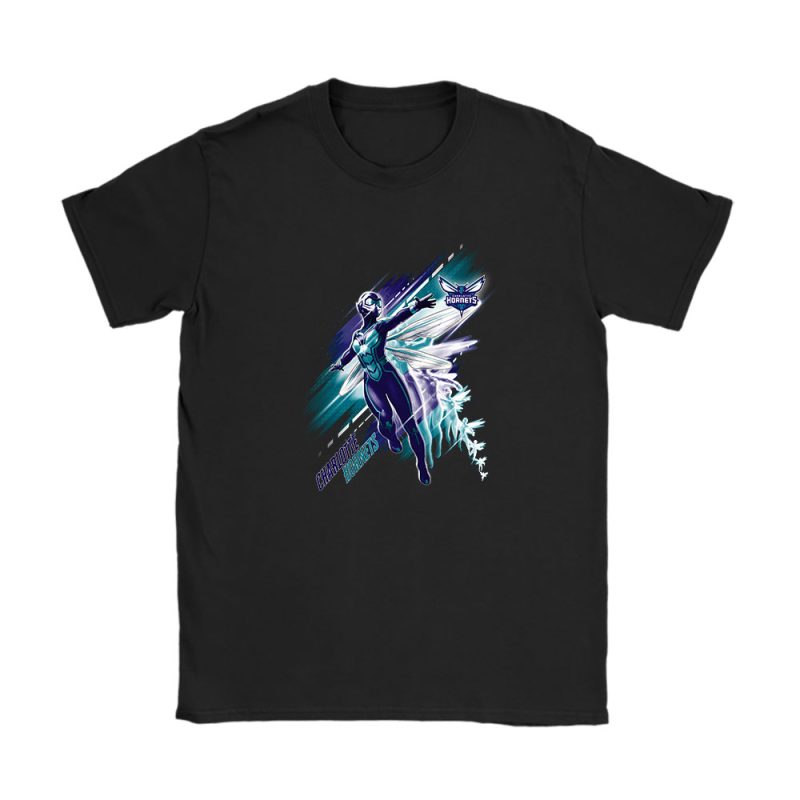 The Wasp NBA Charlotte Hornets Unisex T-Shirt Cotton Tee TAT12344