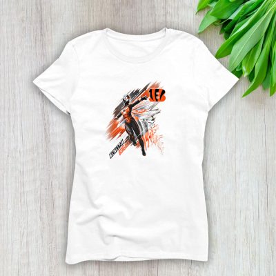 The Wasp NFL Cincinnati Bengals Lady T-Shirt Women Tee LTL12338