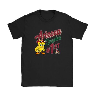 Tweety Bird X Arizona Coyotes Team X NHL X Hockey Fan Unisex T-Shirt Cotton Tee TAT9774