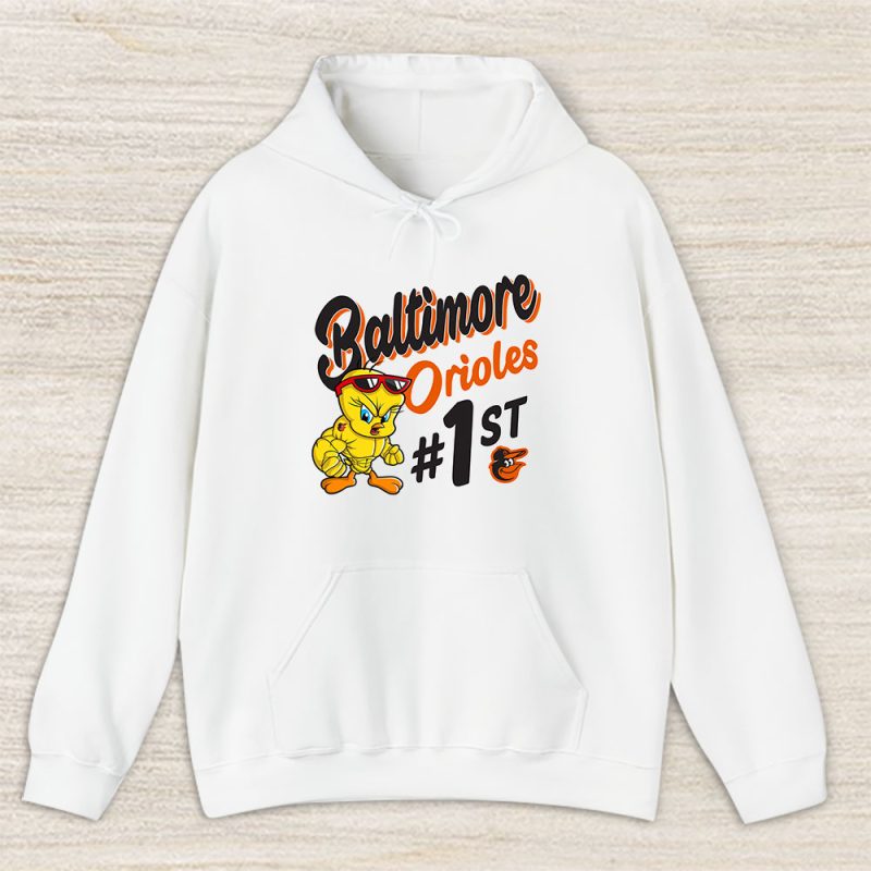 Tweety Bird X Baltimore Orioles Team X MLB X Baseball Fans Unisex Hoodie TAH9684