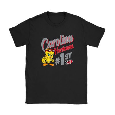 Tweety Bird X Carolina Hurricanes Team X NHL X Hockey Fan Unisex T-Shirt Cotton Tee TAT9777