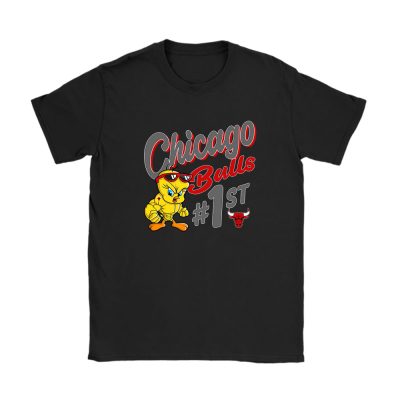 Tweety Bird X Chicago Bulls Team NBA Basketball Unisex T-Shirt Cotton Tee TAT9715