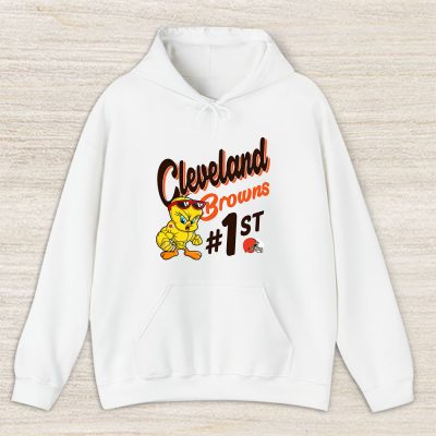 Tweety Bird X Cleveland Browns Team NFL American Football Unisex Hoodie TAH9749