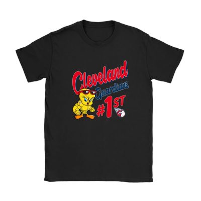 Tweety Bird X Cleveland Guardians Team X MLB X Baseball Fans Unisex T-Shirt Cotton Tee TAT9688