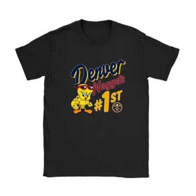 Tweety Bird X Denver Nuggets Team NBA Basketball Unisex T-Shirt Cotton Tee TAT9719