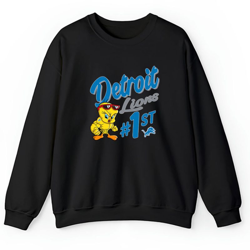 Tweety Bird X Detroit Lions Team NFL American Football Unisex Sweatshirt TAS9751