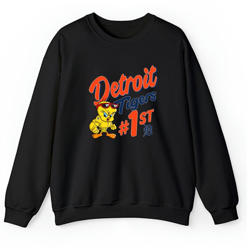 Tweety Bird X Detroit Tigers Team X MLB X Baseball Fans Unisex Sweatshirt TAS9691