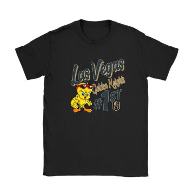 Tweety Bird X Las Vegas Golden Knights Team X NHL X Hockey Fan Unisex T-Shirt Cotton Tee TAT9786