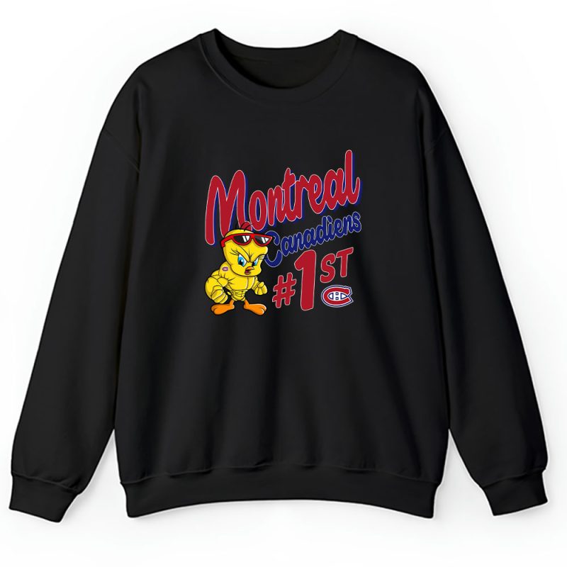 Tweety Bird X Montreal Canadiens Team X NHL X Hockey Fan Unisex Sweatshirt TAS9787