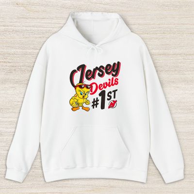 Tweety Bird X New Jersey Devils Team X NHL X Hockey Fan Unisex Hoodie TAH9789