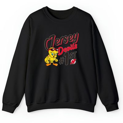 Tweety Bird X New Jersey Devils Team X NHL X Hockey Fan Unisex Sweatshirt TAS9789