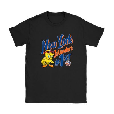 Tweety Bird X New York Islanders Team X NHL X Hockey Fan Unisex T-Shirt Cotton Tee TAT9791