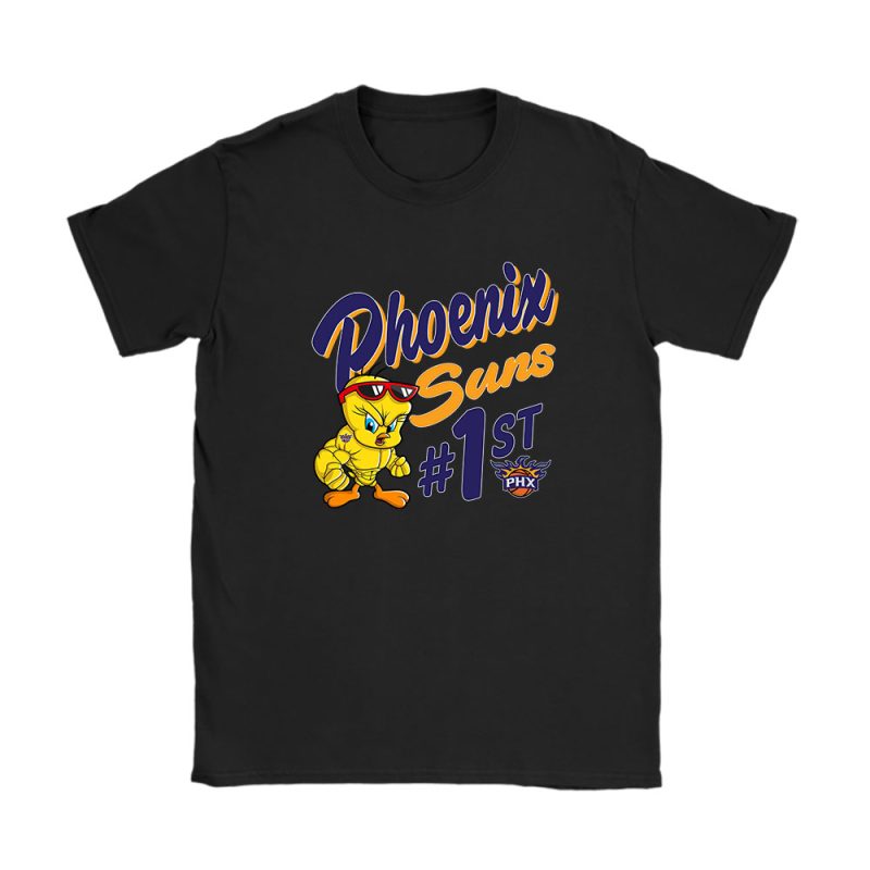 Tweety Bird X Phoenix Suns Team NBA Basketball Unisex T-Shirt Cotton Tee TAT9735