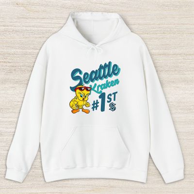 Tweety Bird X Seattle Kraken Team X NHL X Hockey Fan Unisex Hoodie TAH9796