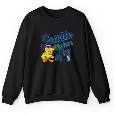 Tweety Bird X Seattle Mariners Team X MLB X Baseball Fans Unisex Sweatshirt TAS9705