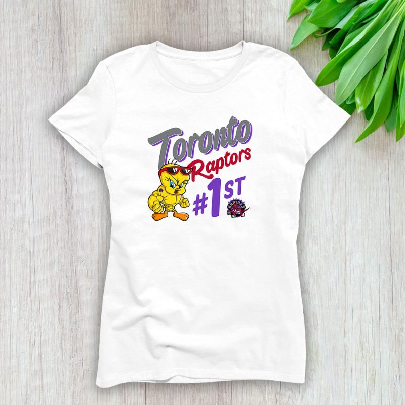 Tweety Bird X Toronto Raptors Team NBA Basketball Lady T-Shirt Women Tee LTL9739