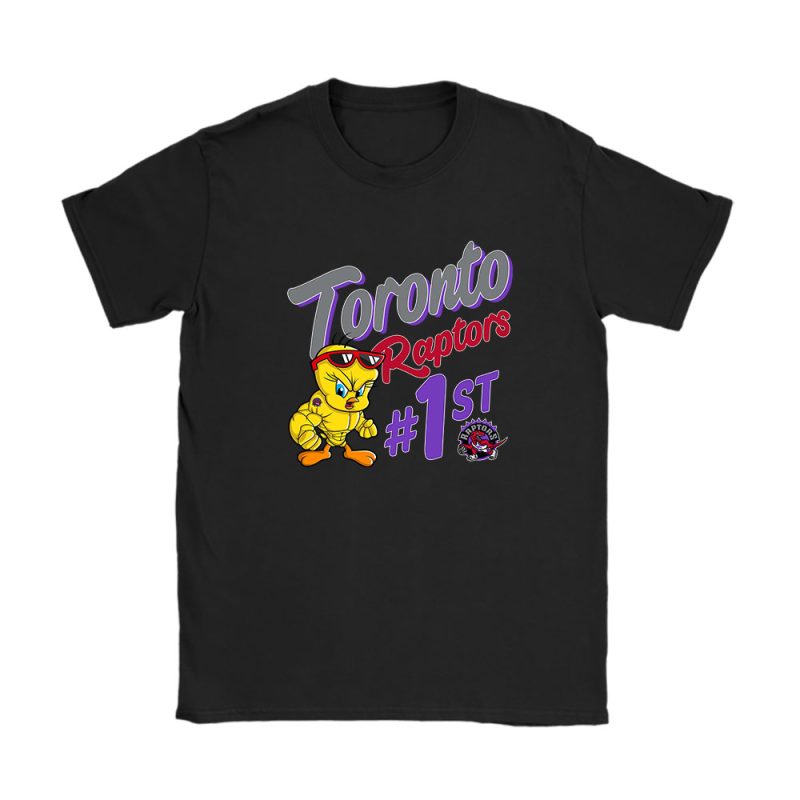 Tweety Bird X Toronto Raptors Team NBA Basketball Unisex T-Shirt Cotton Tee TAT9739