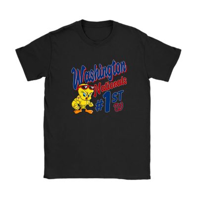 Tweety Bird X Washington Nationals Team X MLB X Baseball Fans Unisex T-Shirt Cotton Tee TAT9711