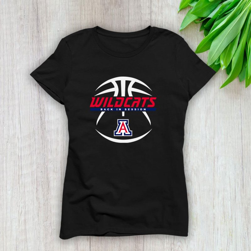 University Of Arizona Wildcats X Back In Session X College Basketball Lady T-Shirt Women Tee LTL10770