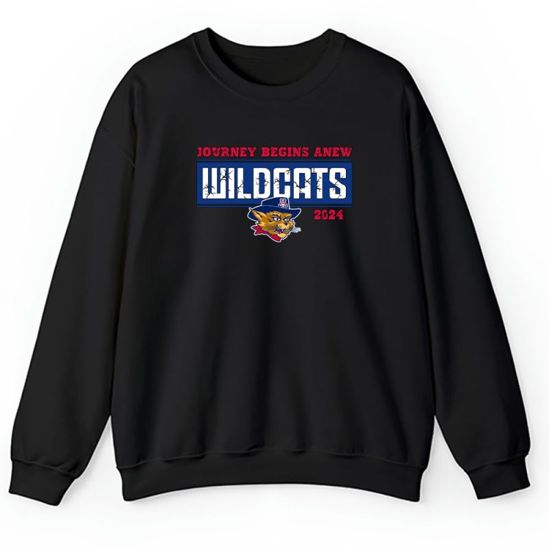 University Of Arizona Wildcats X Schools Back X Journey Begins Anew Unisex Hoodie TAH10769