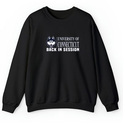 University Of Connecticut Huskies X Back In Session X College Basketball Unisex Hoodie TAH10757