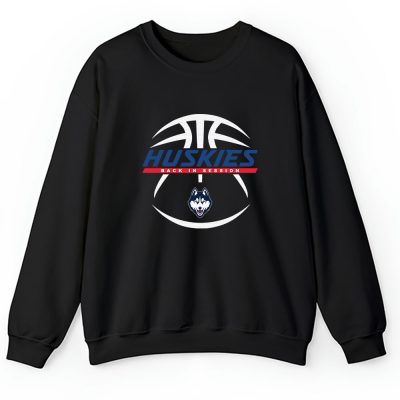 University Of Connecticut Huskies X Back In Session X College Basketball Unisex Hoodie TAH10763