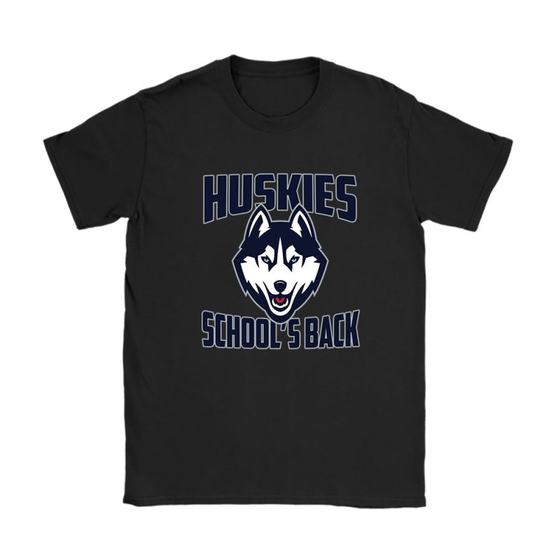 University Of Connecticut Huskies X Schools Back Unisex T-Shirt Cotton Tee TAT10760