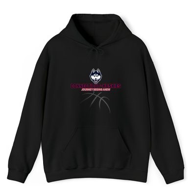 University Of Connecticut Huskies X Schools Back X Journey Begins Anew Unisex Hoodie TAH10758