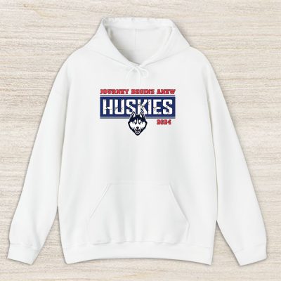 University Of Connecticut Huskies X Schools Back X Journey Begins Anew Unisex Hoodie TAH10762