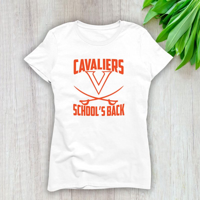 University Of Virginia Cavaliers X Schools Back Lady T-Shirt Women Tee LTL10383