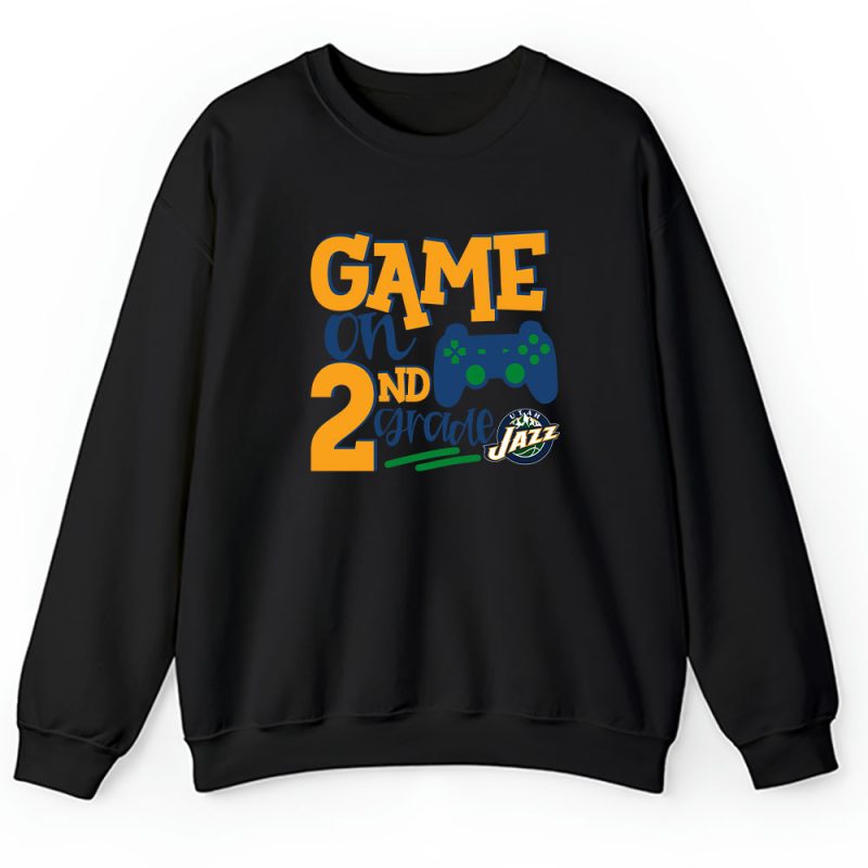 Utah Jazz X Game On X Custom Number Grade Unisex Hoodie TAH10614