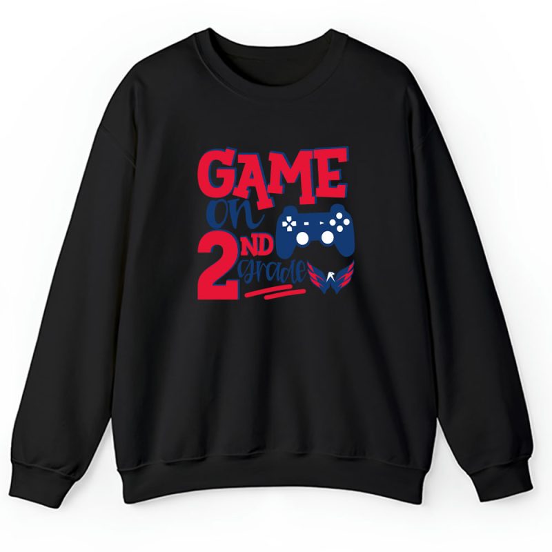 Washington Capitals X Game On X Schools Back X Custom Number Unisex Hoodie TAH10748