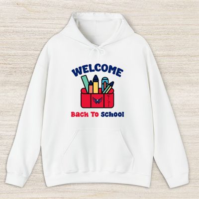 Washington Capitals X Welcome Back To School X Custom Name Unisex Hoodie TAH10749