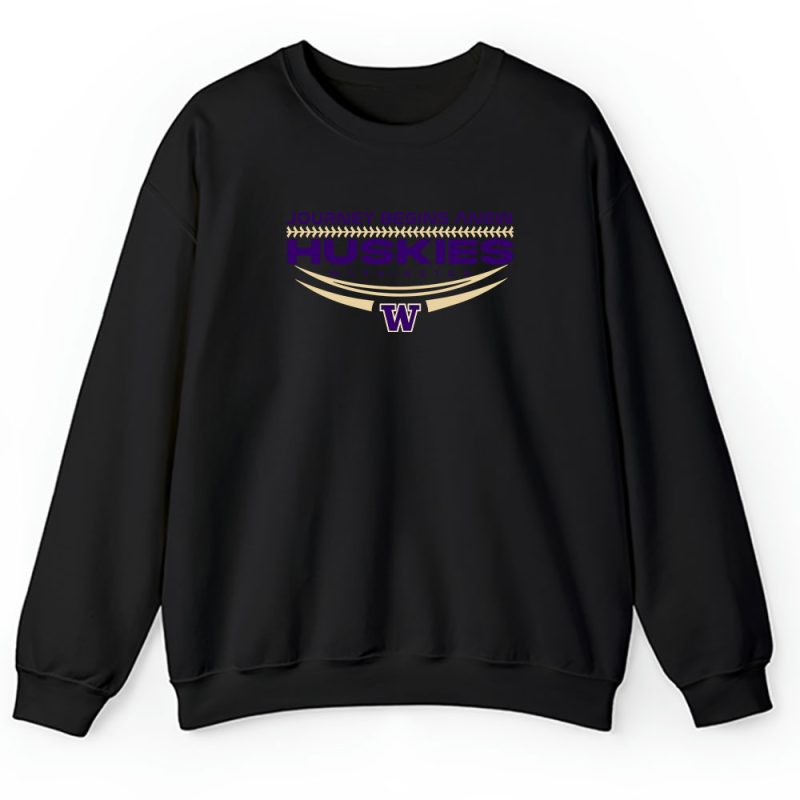 Washington Huskies X Back To School X College Softball Unisex Sweatshirt TAS10956