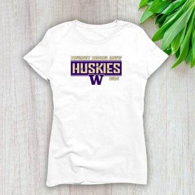 Washington Huskies X Journey Begin Anews X College Softball Lady T-Shirt Women Tee LTL12072