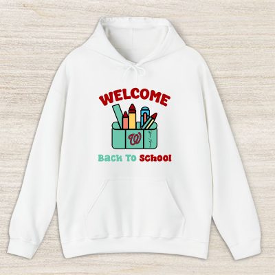 Washington Nationals X Welcome Back To School X Custom Name Unisex Hoodie TAH10473