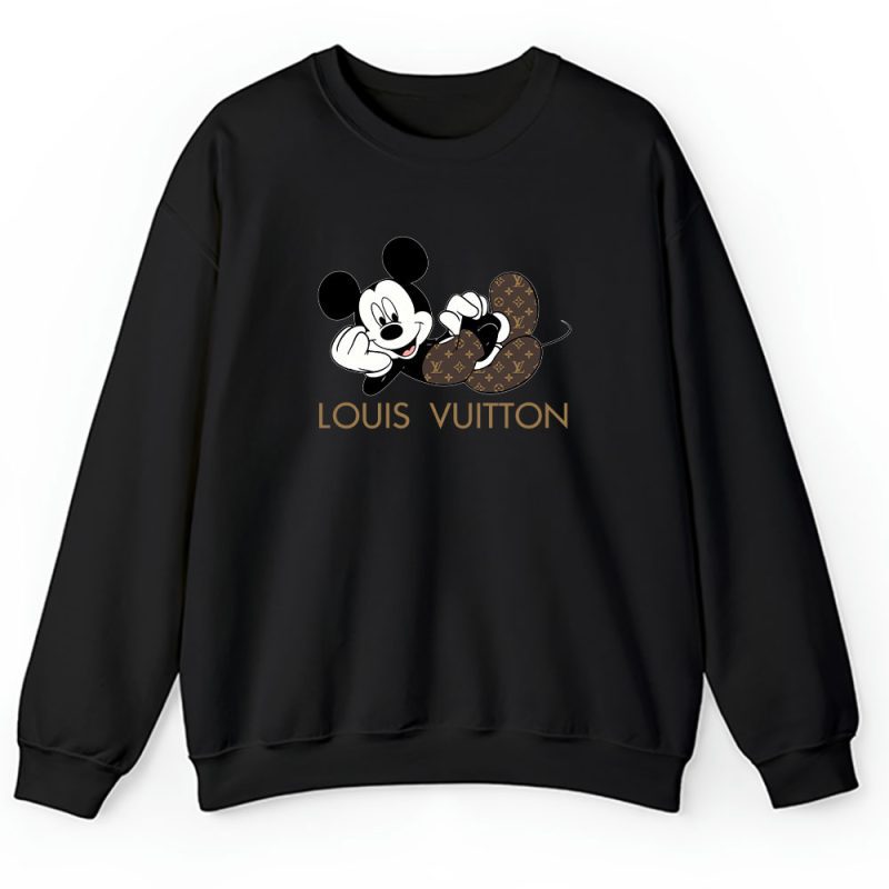 Disney Mickey Louis Vuitton Unisex Sweatshirt TAS14299