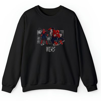 Spiderman NBA Brooklyn Nets Unisex Sweatshirt TAS14357